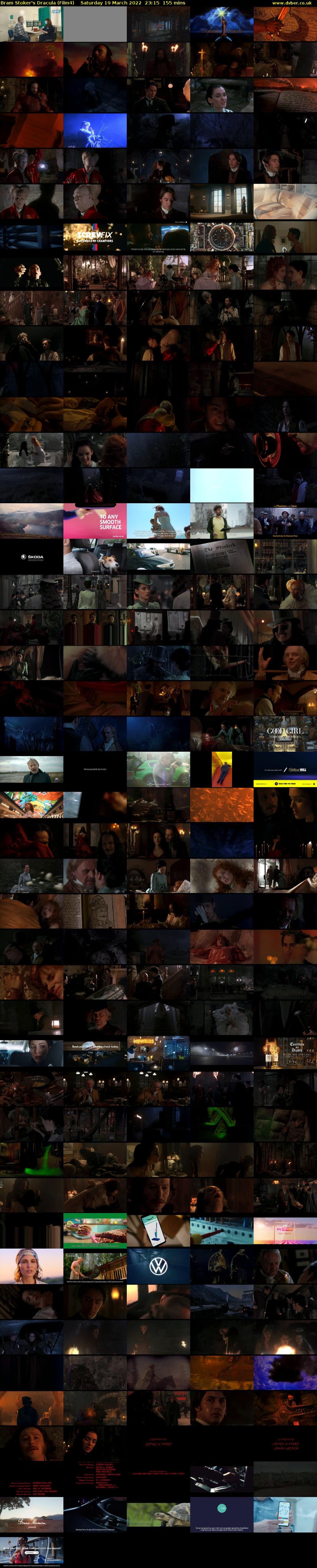 Bram Stoker's Dracula (Film4) Saturday 19 March 2022 23:15 - 01:50