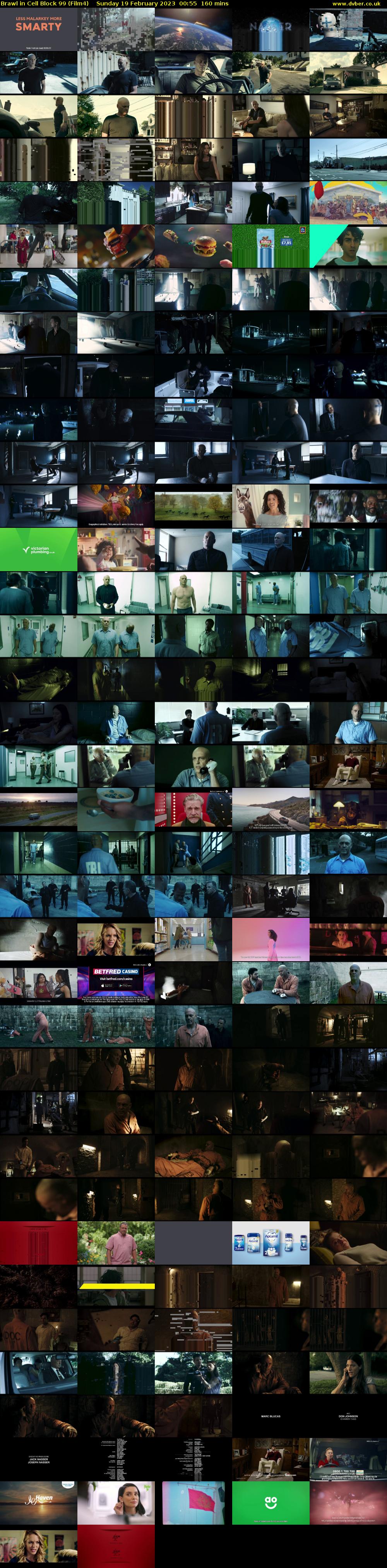 Brawl in Cell Block 99 (Film4) Sunday 19 February 2023 00:55 - 03:35