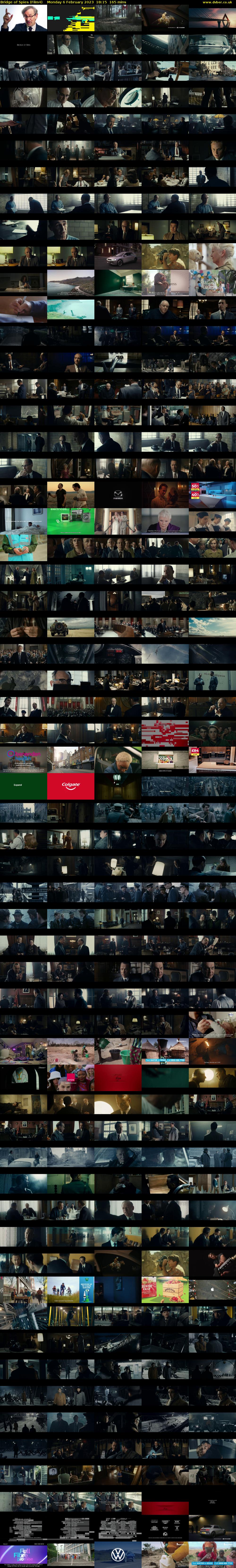 Bridge of Spies (Film4) Monday 6 February 2023 18:15 - 21:00