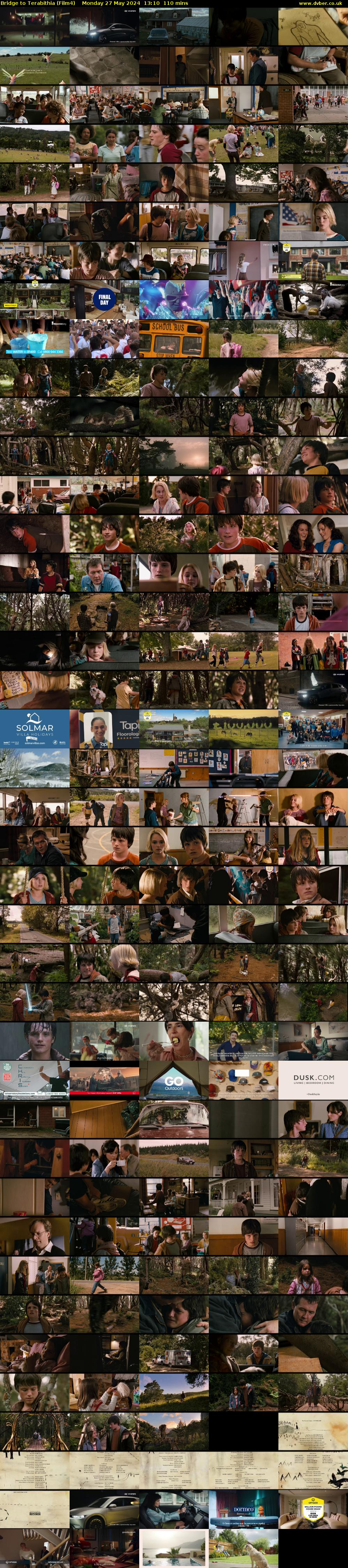 Bridge to Terabithia (Film4) Monday 27 May 2024 13:10 - 15:00