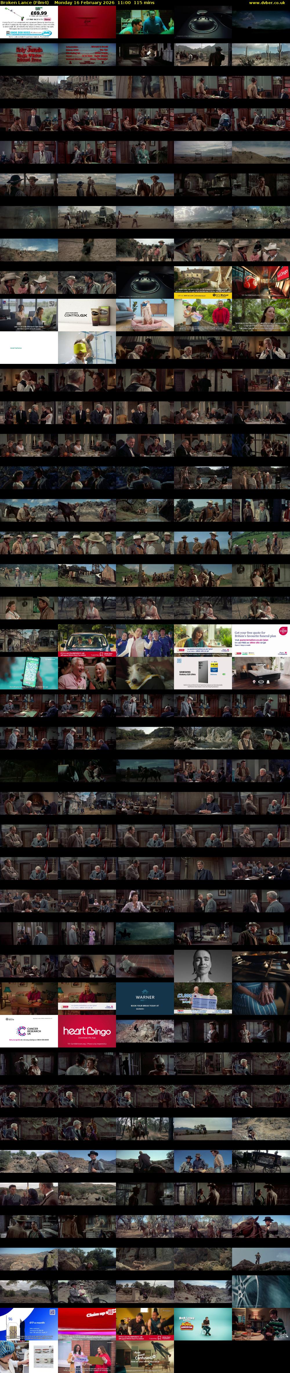 Broken Lance (Film4) Monday 16 February 2026 11:00 - 12:55