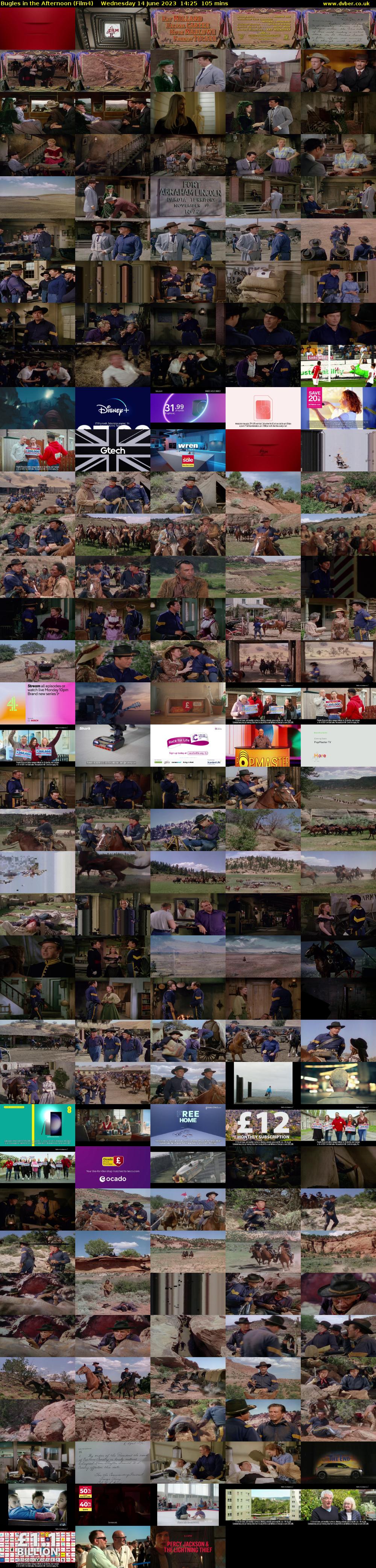 Bugles in the Afternoon (Film4) Wednesday 14 June 2023 14:25 - 16:10