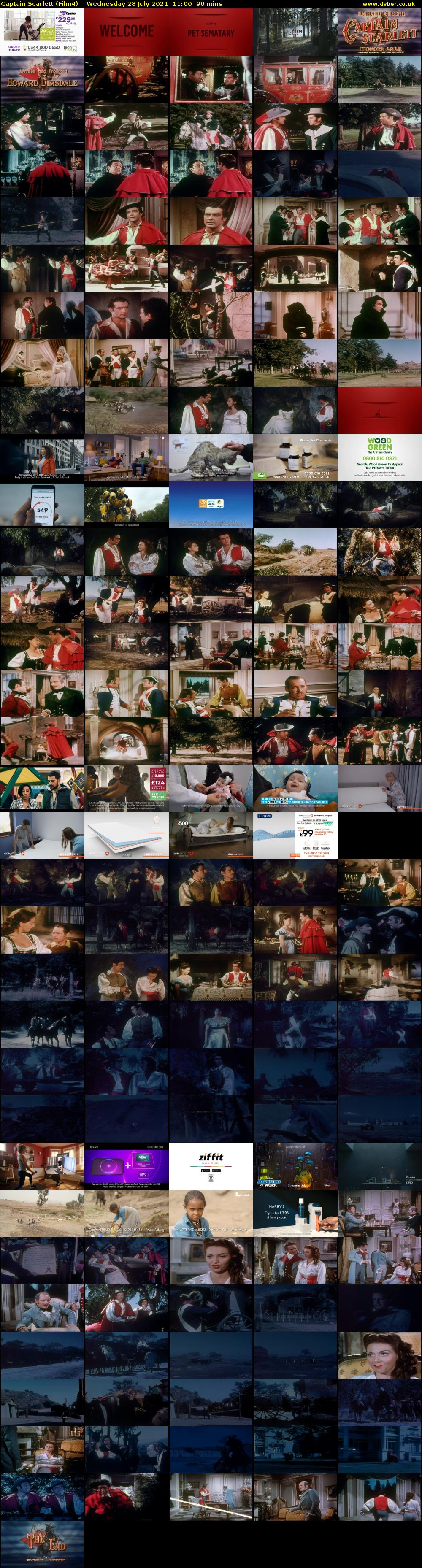 Captain Scarlett (Film4) Wednesday 28 July 2021 11:00 - 12:30