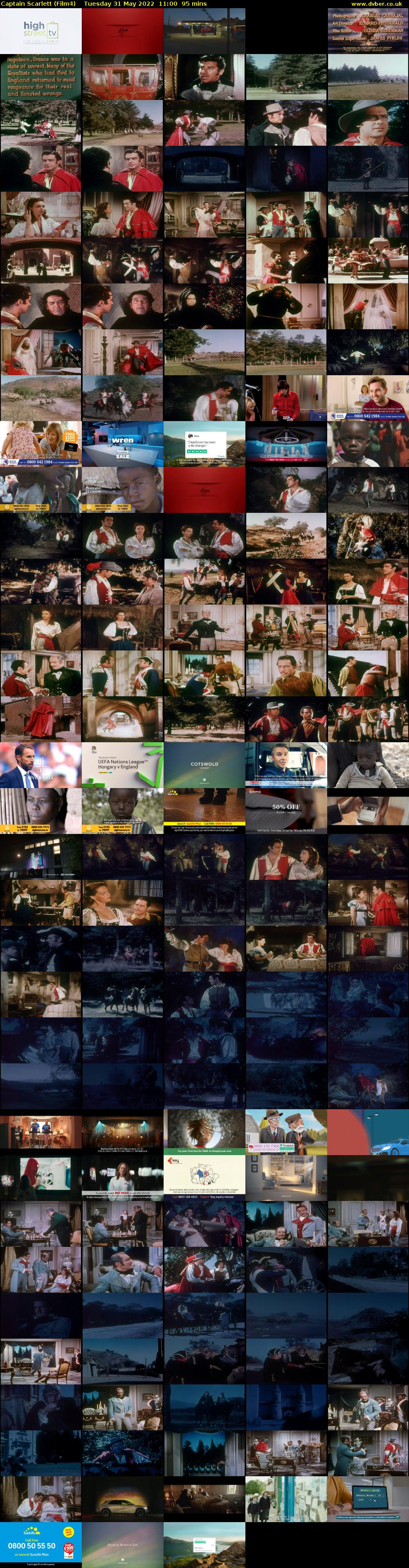 Captain Scarlett (Film4) Tuesday 31 May 2022 11:00 - 12:35