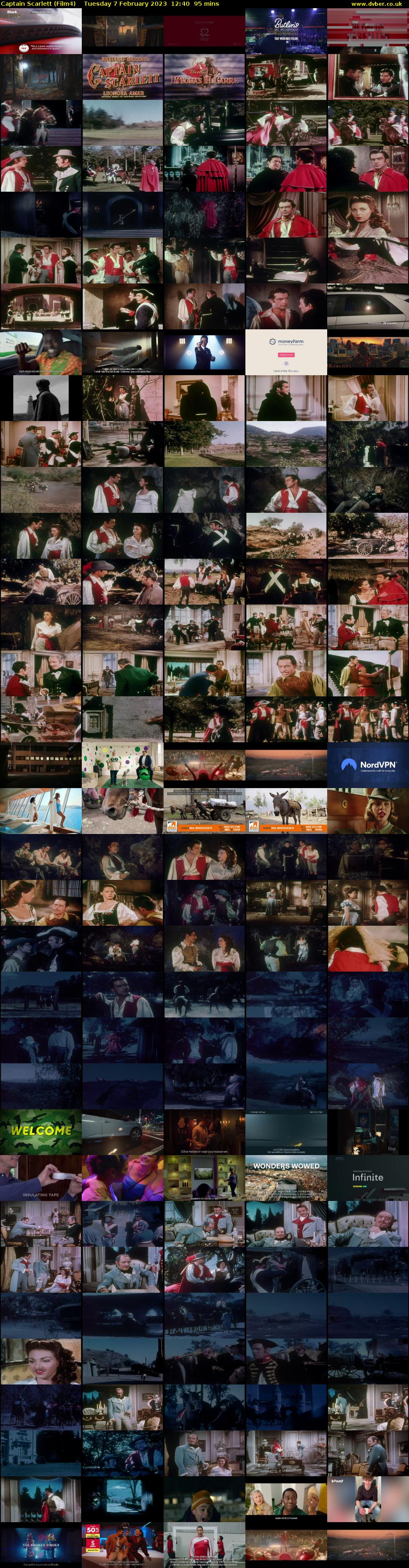 Captain Scarlett (Film4) Tuesday 7 February 2023 12:40 - 14:15