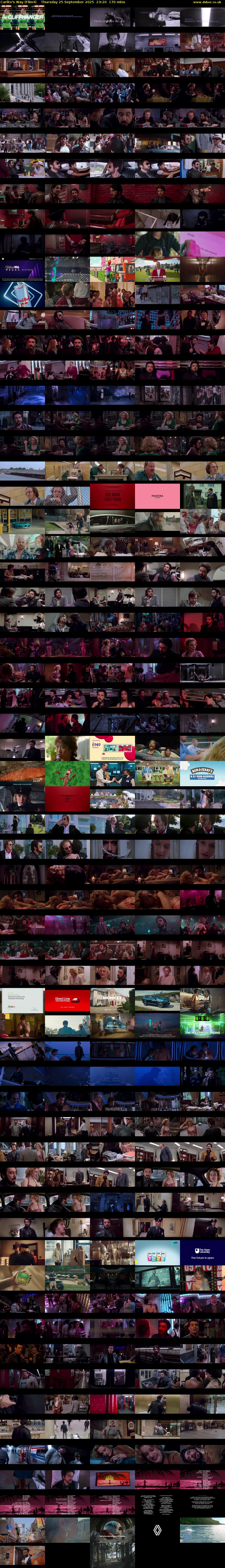 Carlito's Way (Film4) Thursday 25 September 2025 23:20 - 02:10