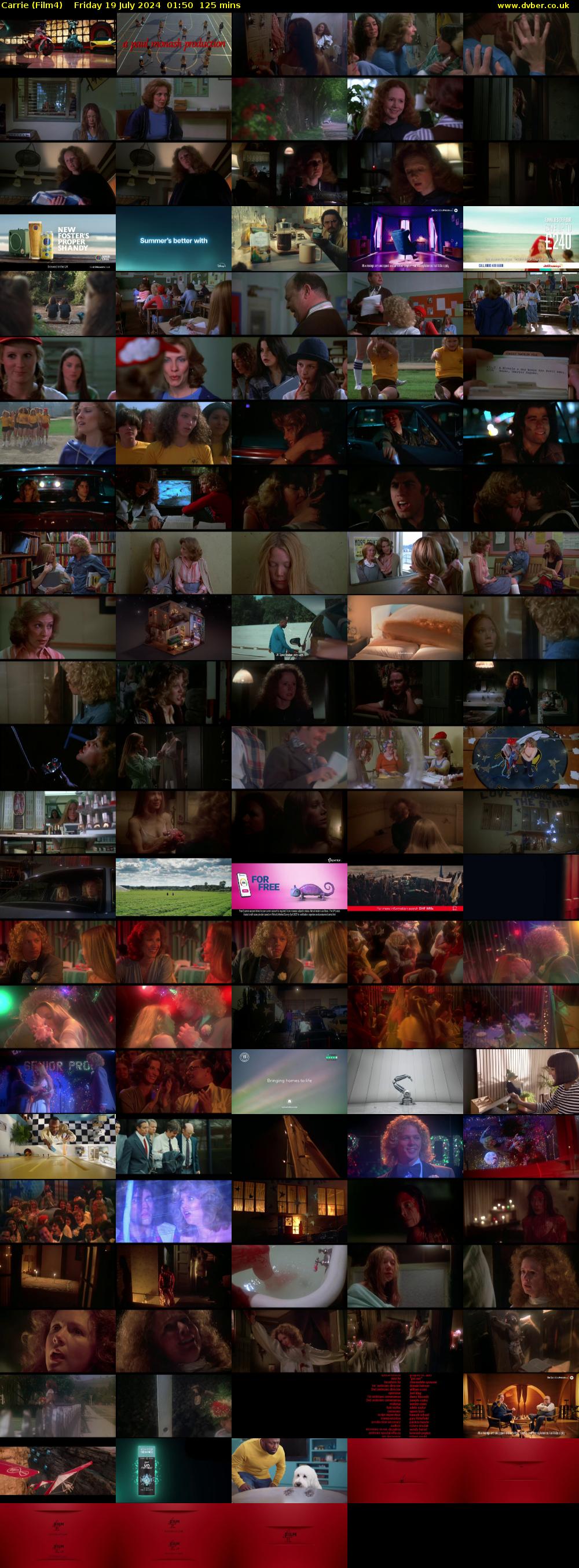 Carrie (Film4) Friday 19 July 2024 01:50 - 03:55