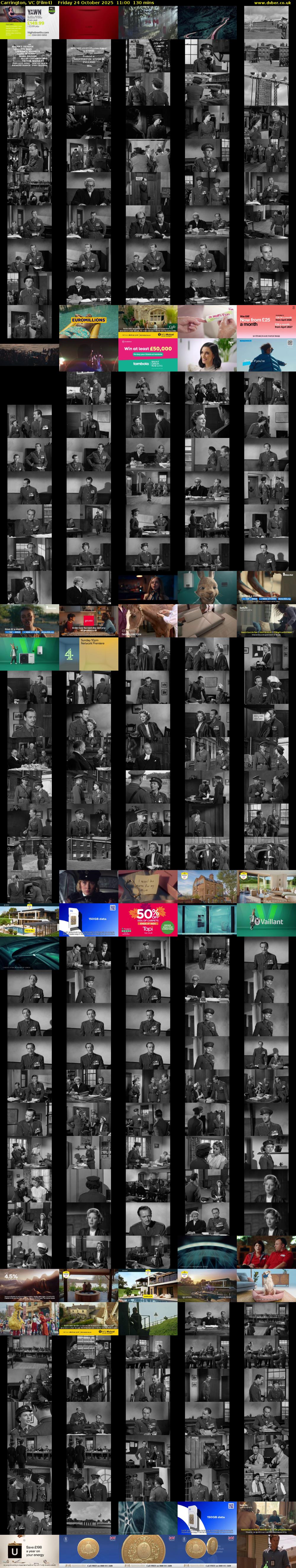 Carrington, VC (Film4) Friday 24 October 2025 11:00 - 13:10