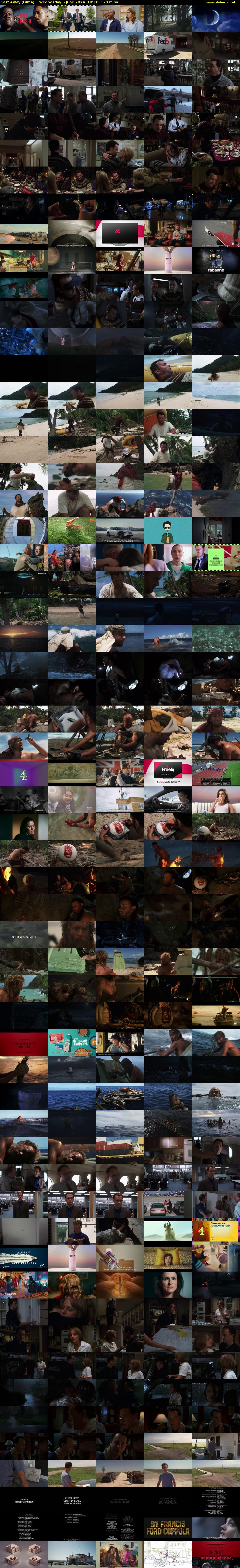 Cast Away (Film4) Wednesday 5 June 2024 18:10 - 21:00