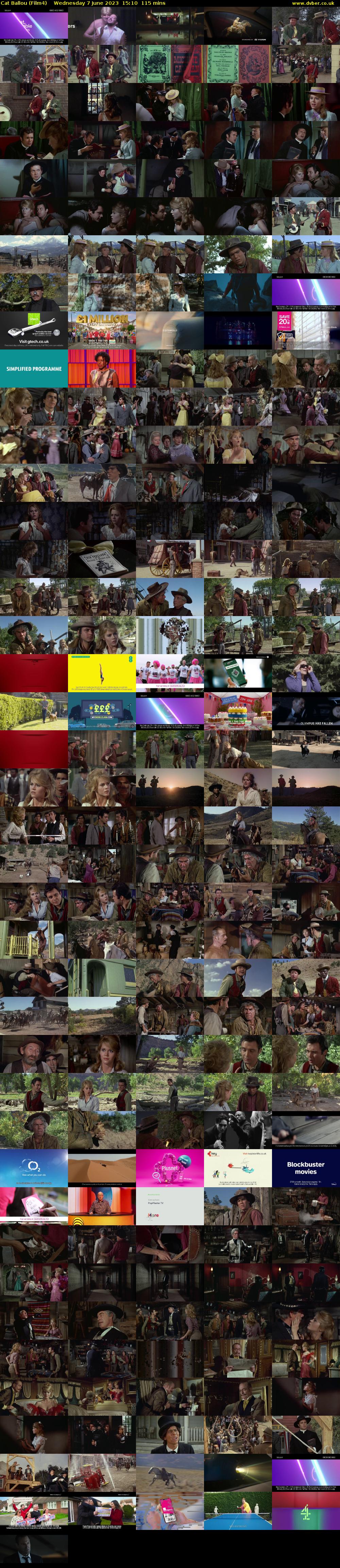 Cat Ballou (Film4) Wednesday 7 June 2023 15:10 - 17:05
