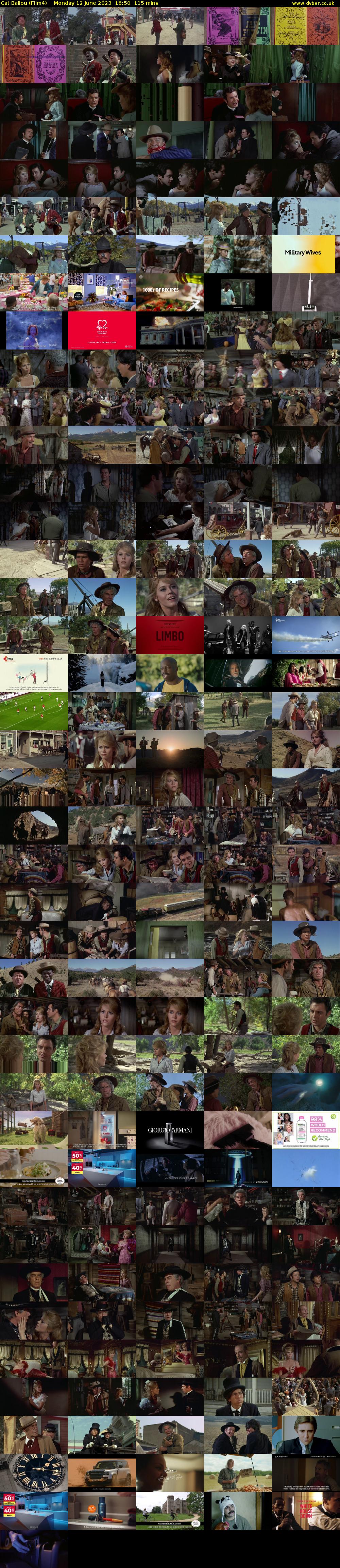 Cat Ballou (Film4) Monday 12 June 2023 16:50 - 18:45