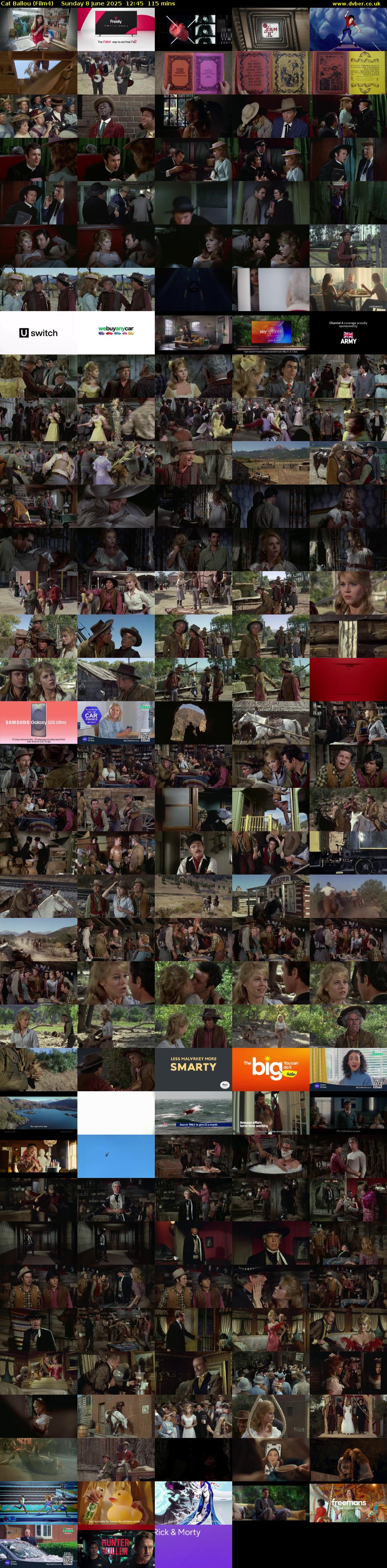 Cat Ballou (Film4) Sunday 8 June 2025 12:45 - 14:40