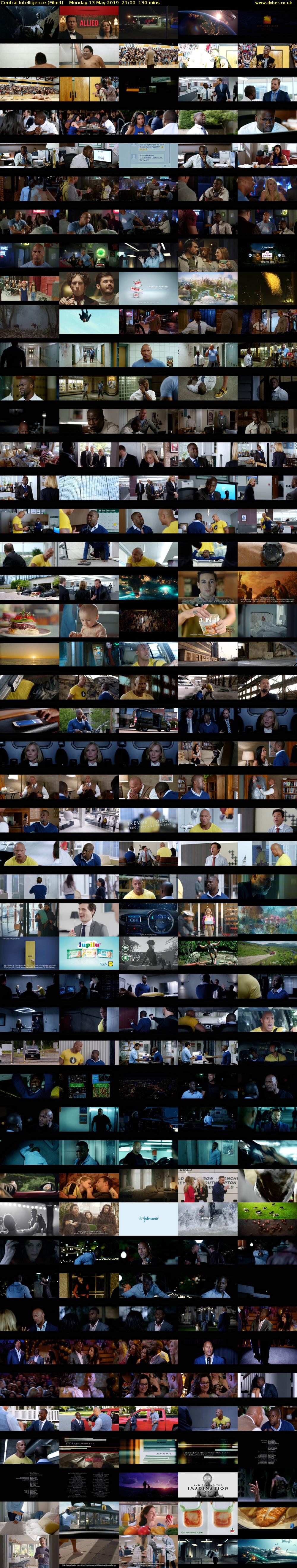 Central Intelligence (Film4) Monday 13 May 2019 21:00 - 23:10