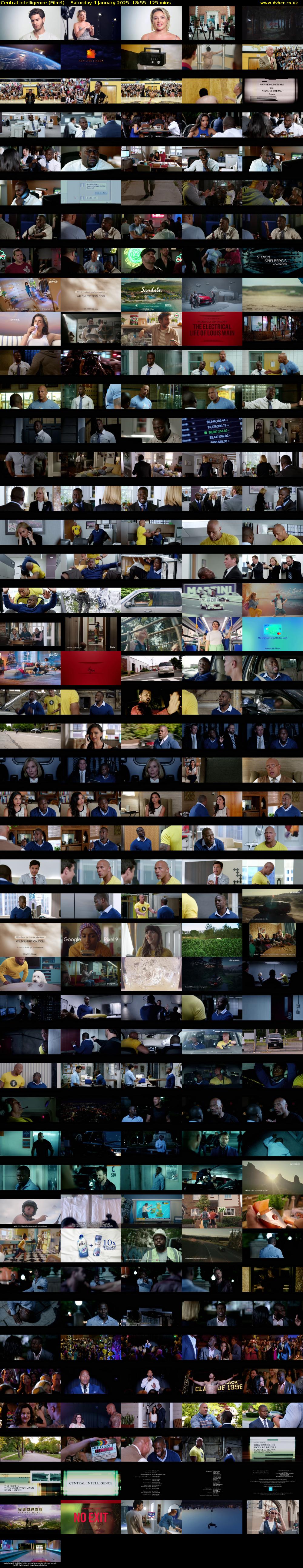 Central Intelligence (Film4) Saturday 4 January 2025 18:55 - 21:00
