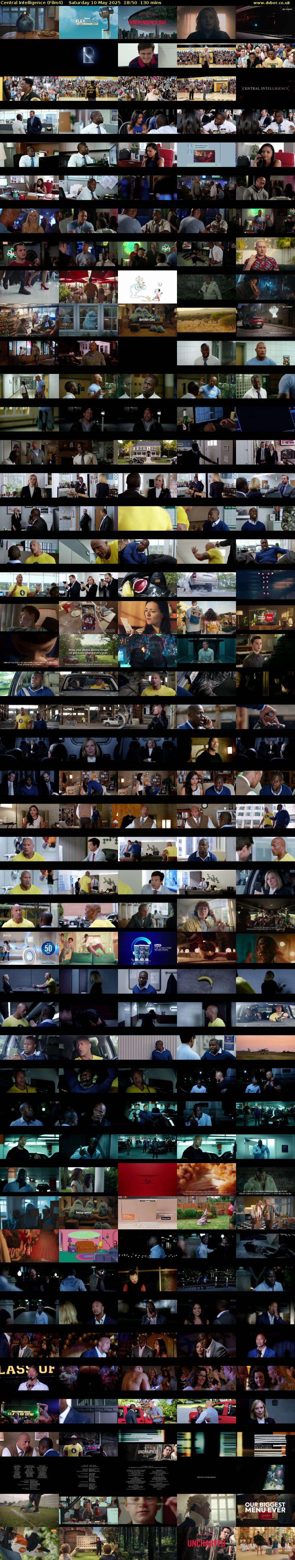 Central Intelligence (Film4) Saturday 10 May 2025 18:50 - 21:00