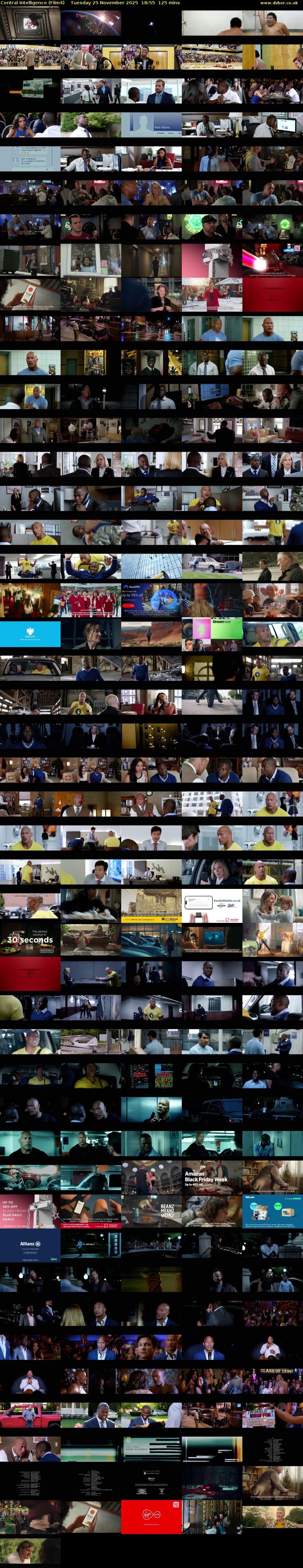 Central Intelligence (Film4) Tuesday 25 November 2025 18:55 - 21:00
