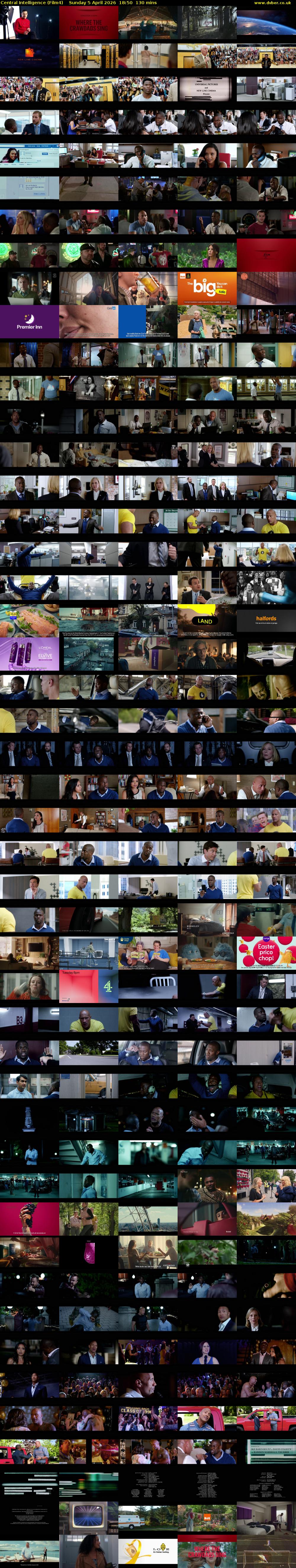 Central Intelligence (Film4) Sunday 5 April 2026 18:50 - 21:00
