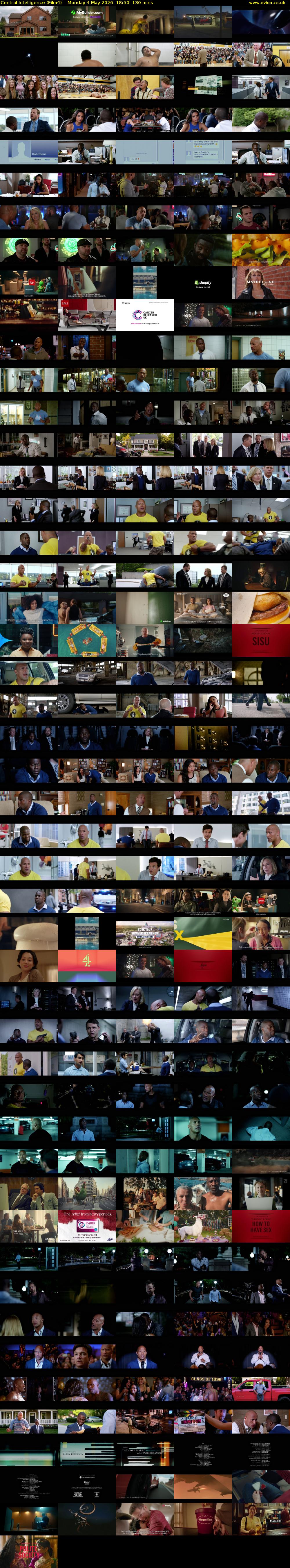 Central Intelligence (Film4) Monday 4 May 2026 18:50 - 21:00