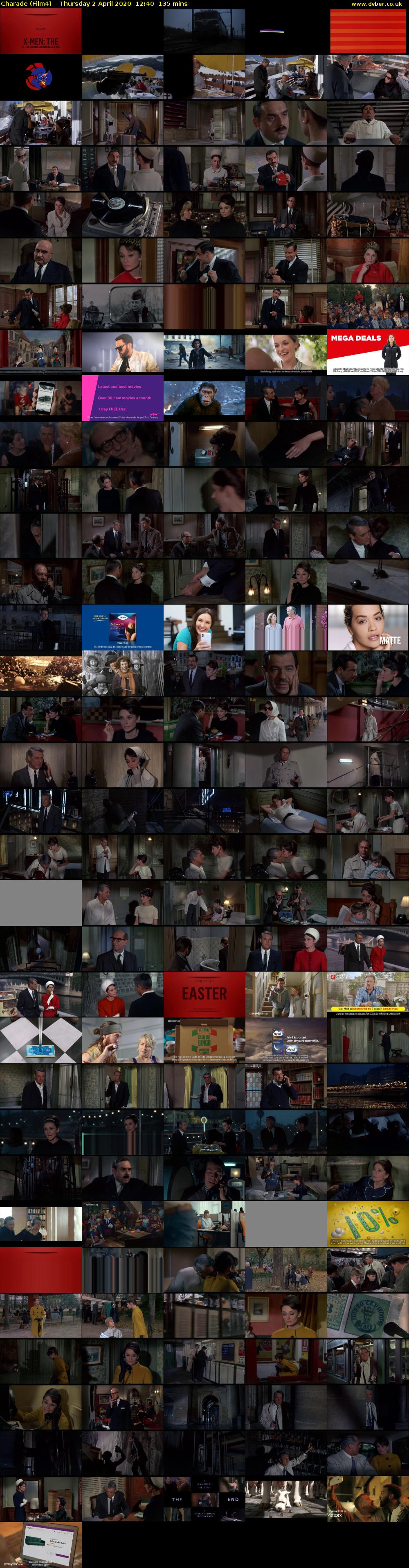 Charade (Film4) Thursday 2 April 2020 12:40 - 14:55