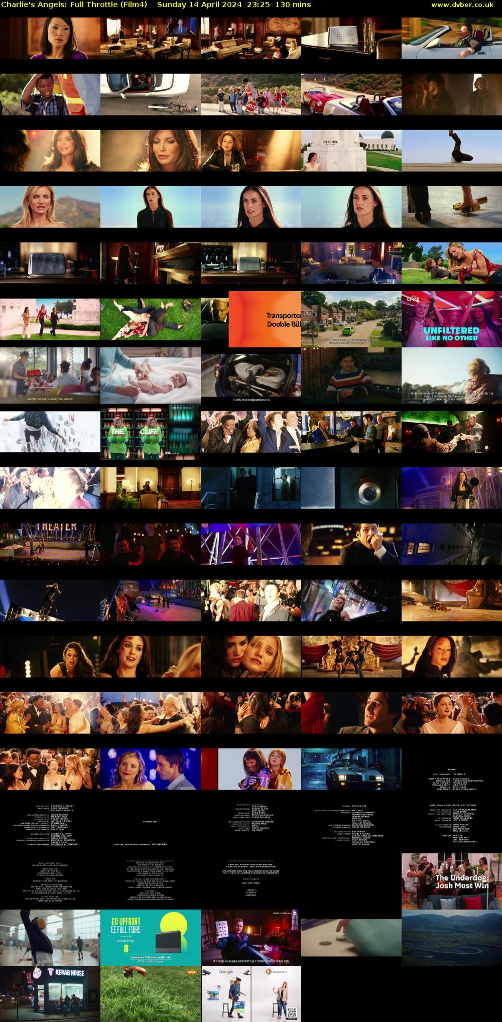 Charlie's Angels: Full Throttle (Film4) Sunday 14 April 2024 23:25 - 01:35