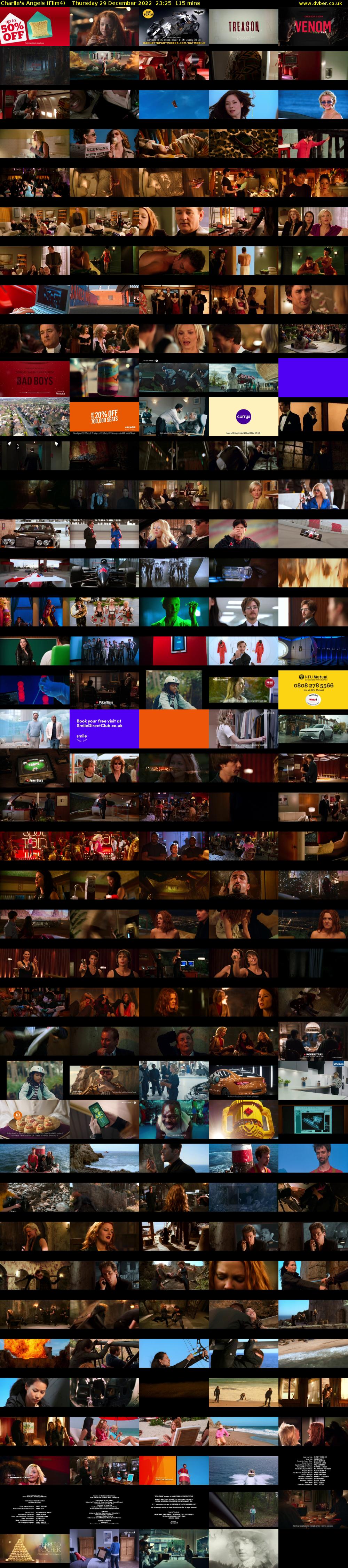 Charlie's Angels (Film4) Thursday 29 December 2022 23:25 - 01:20