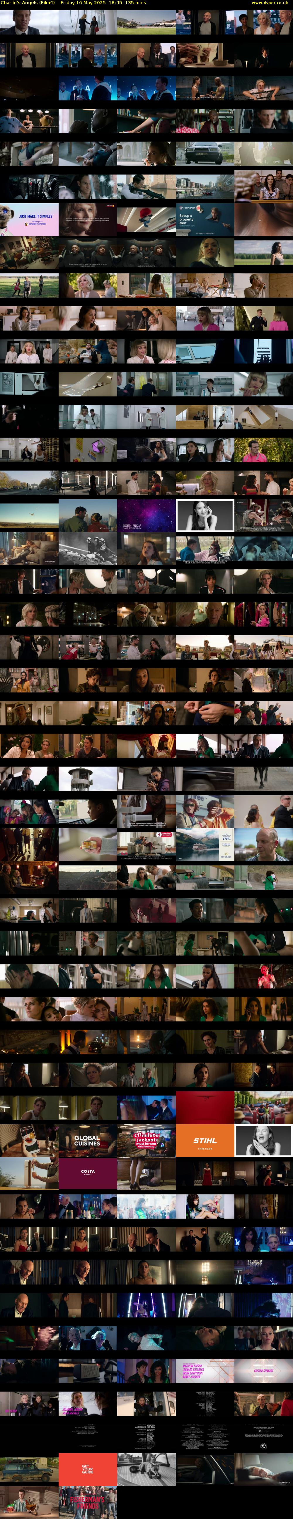 Charlie's Angels (Film4) Friday 16 May 2025 18:45 - 21:00