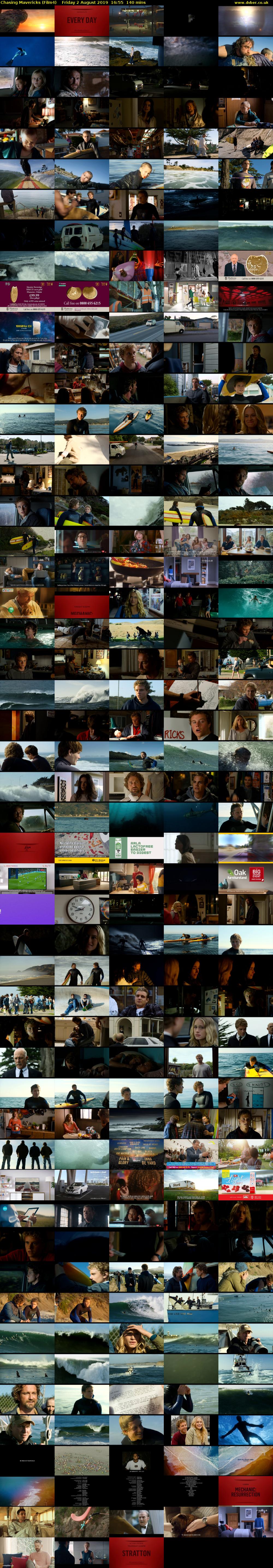 Chasing Mavericks (Film4) Friday 2 August 2019 16:55 - 19:15