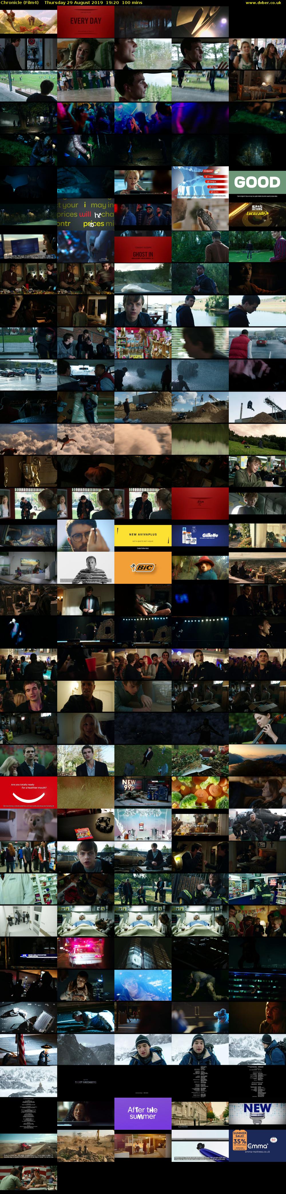 Chronicle (Film4) Thursday 29 August 2019 19:20 - 21:00