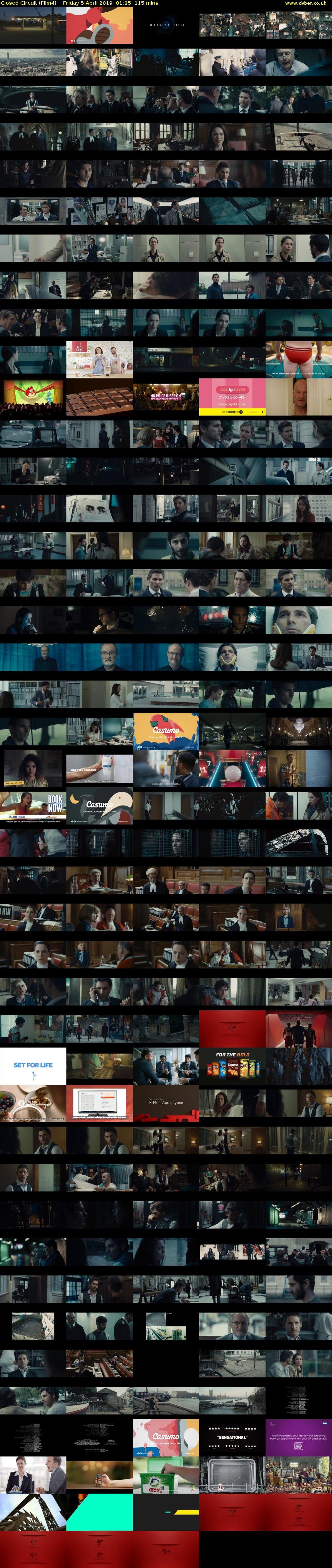 Closed Circuit (Film4) Friday 5 April 2019 01:25 - 03:20