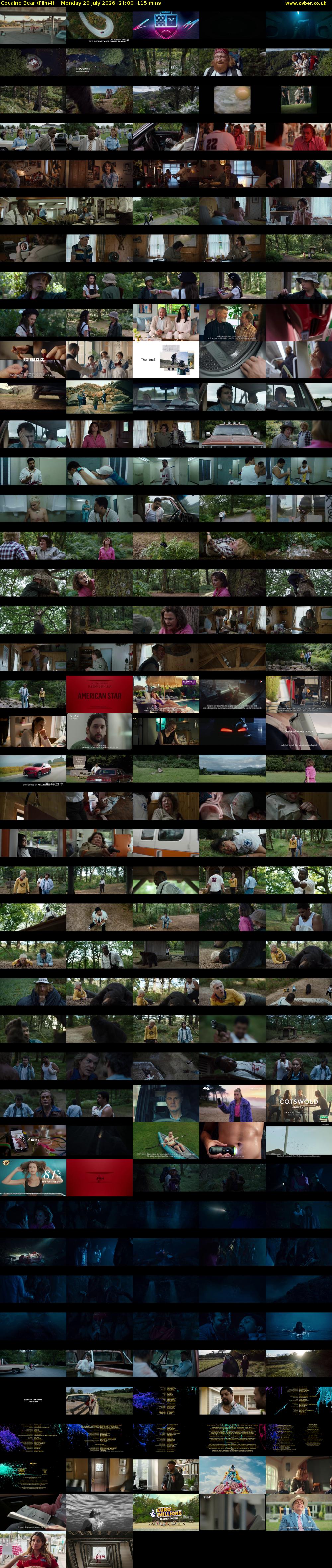 Cocaine Bear (Film4) Monday 20 July 2026 21:00 - 22:55