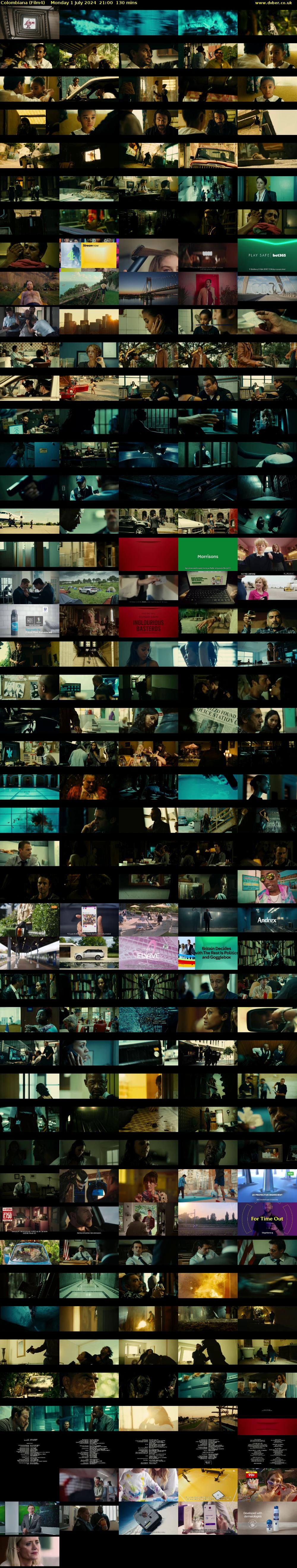 Colombiana (Film4) Monday 1 July 2024 21:00 - 23:10