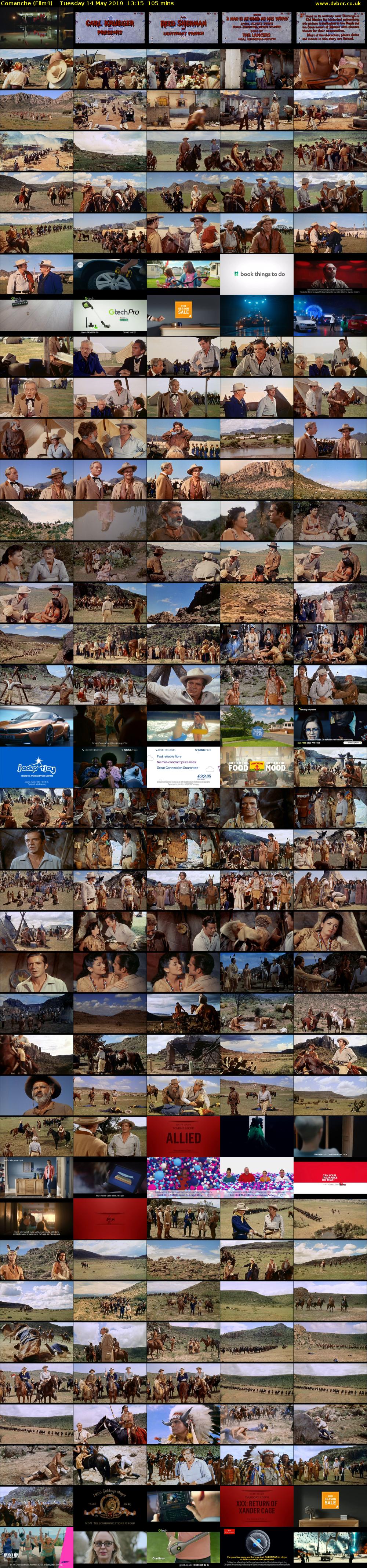 Comanche (Film4) Tuesday 14 May 2019 13:15 - 15:00