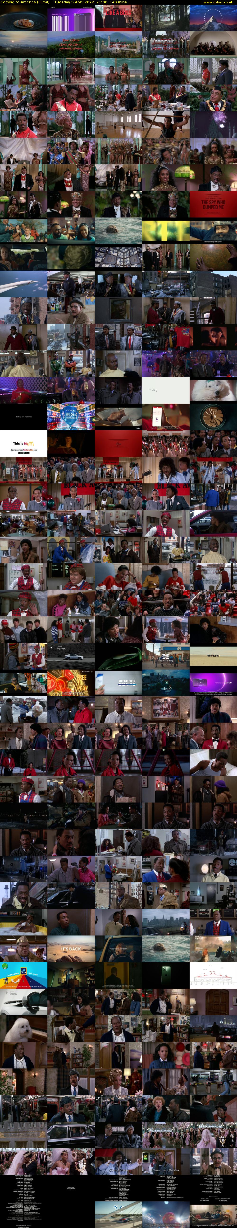 Coming to America (Film4) Tuesday 5 April 2022 21:00 - 23:20