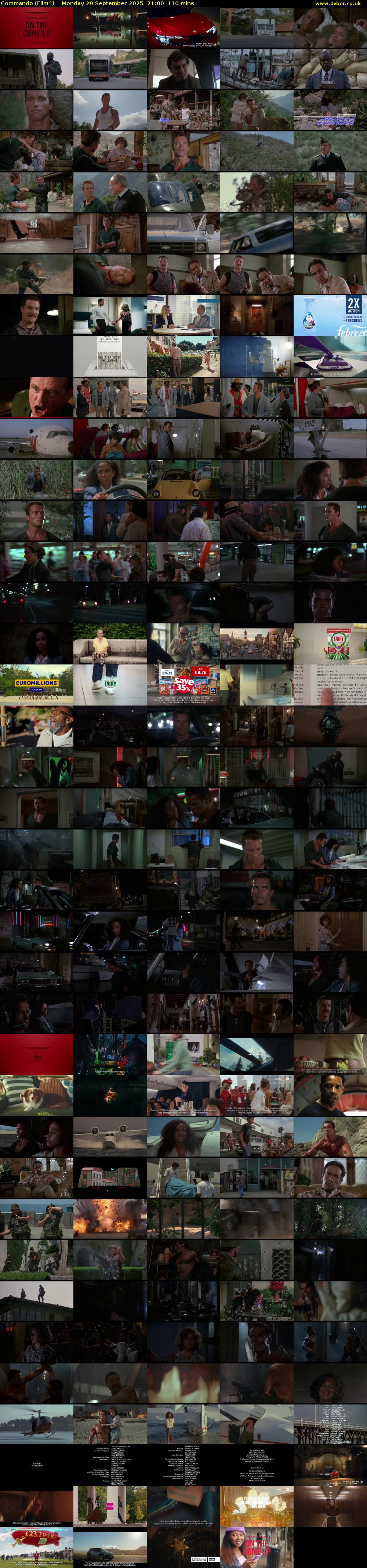 Commando (Film4) Monday 29 September 2025 21:00 - 22:50