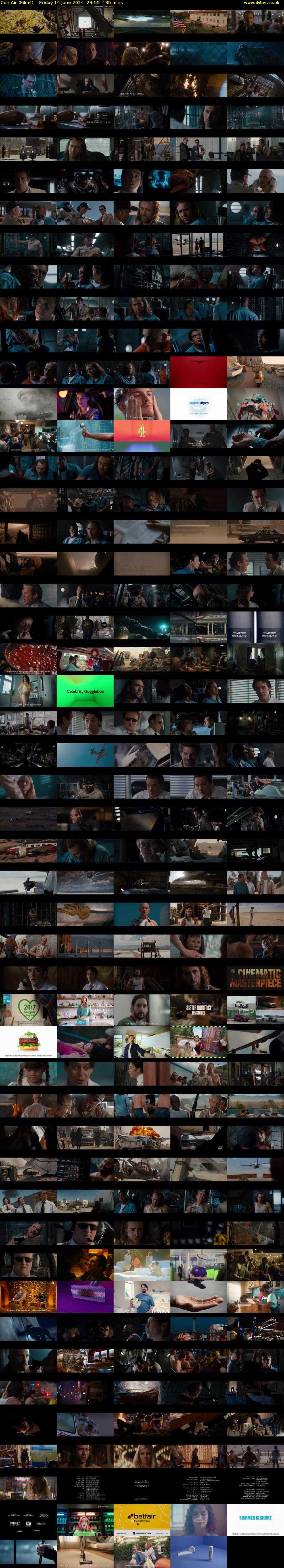 Con Air (Film4) Friday 14 June 2024 23:55 - 02:10