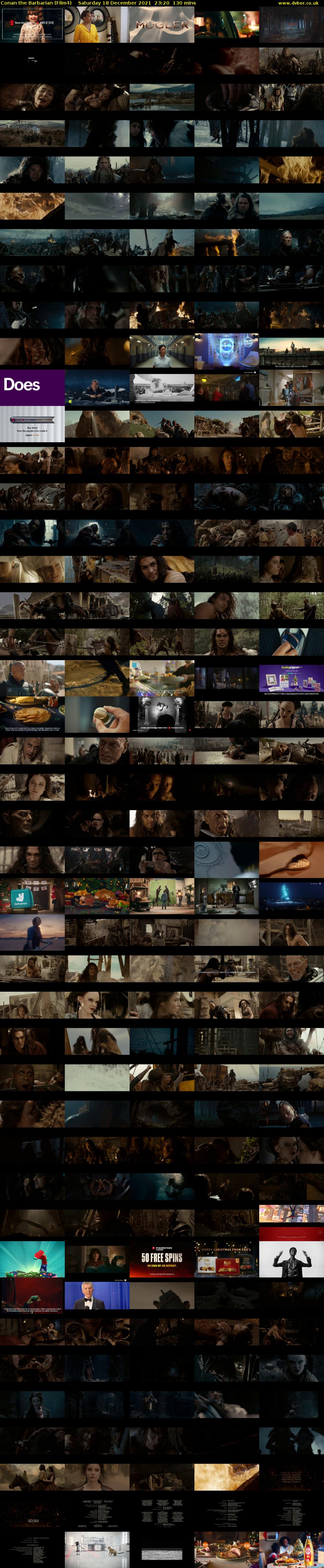 Conan the Barbarian (Film4) Saturday 18 December 2021 23:20 - 01:30