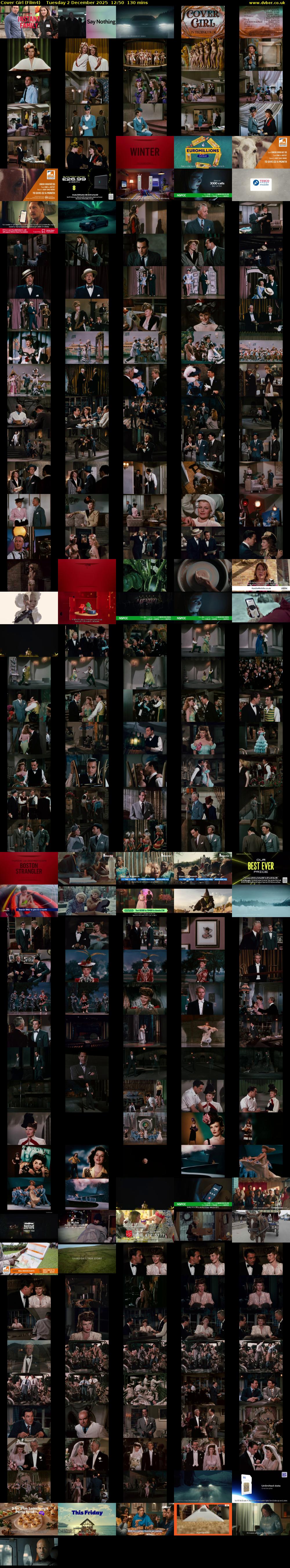 Cover Girl (Film4) Tuesday 2 December 2025 12:50 - 15:00