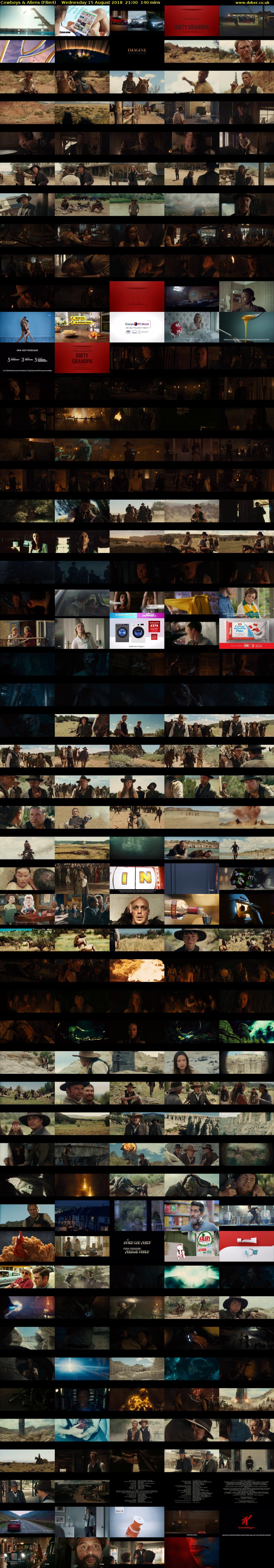 Cowboys & Aliens (Film4) Wednesday 15 August 2018 21:00 - 23:20