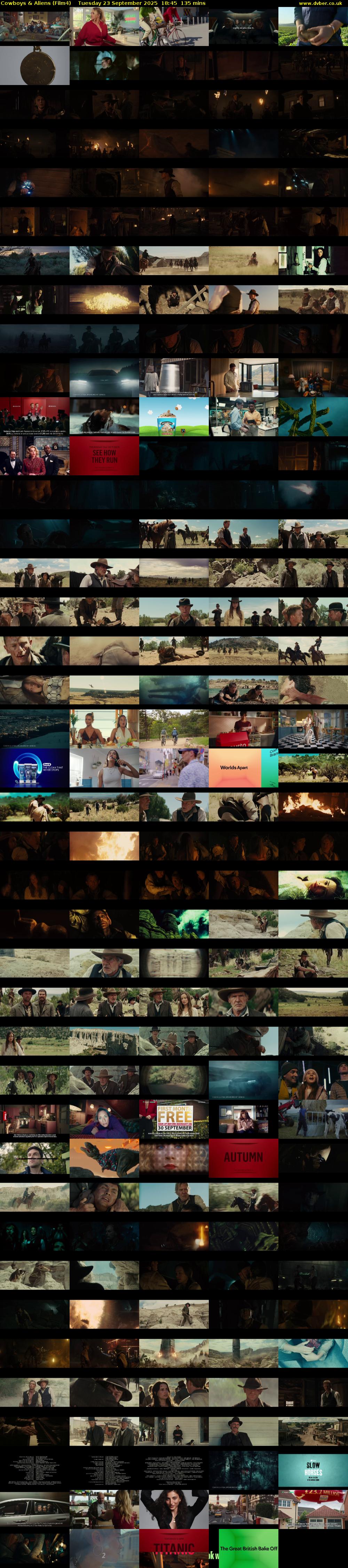Cowboys & Aliens (Film4) Tuesday 23 September 2025 18:45 - 21:00
