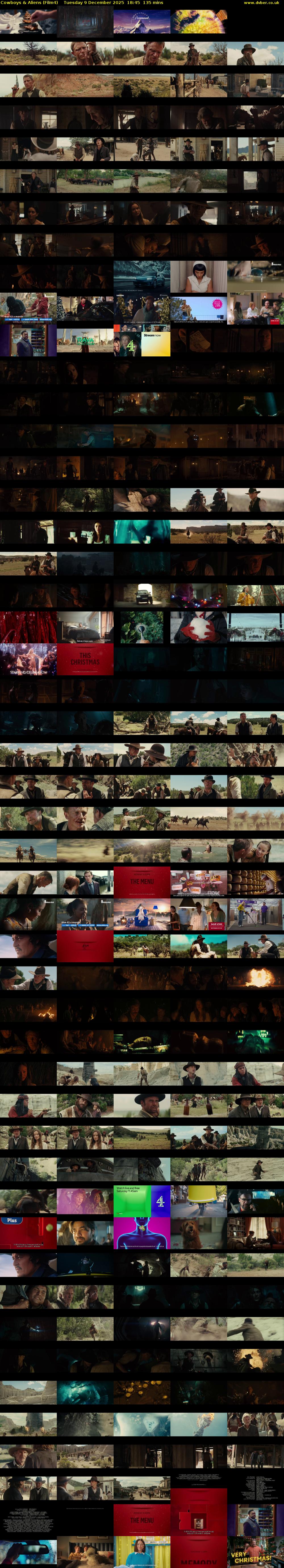 Cowboys & Aliens (Film4) Tuesday 9 December 2025 18:45 - 21:00