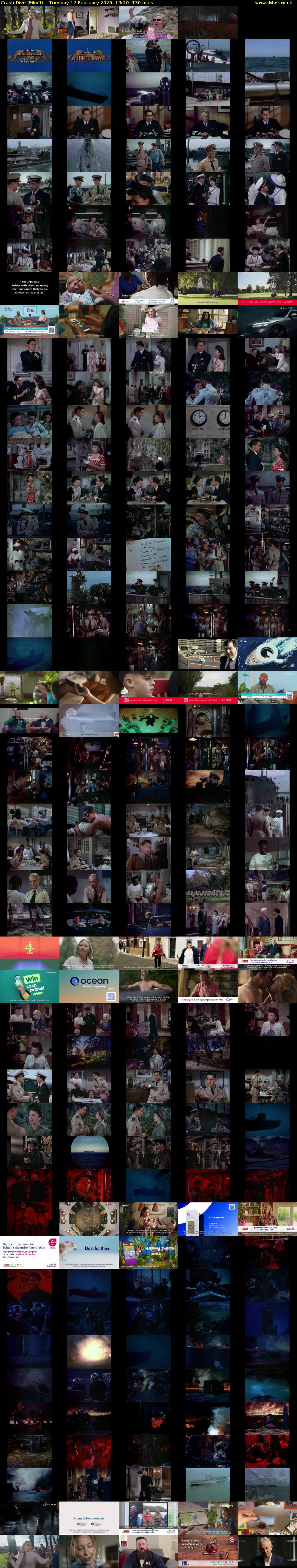 Crash Dive (Film4) Tuesday 17 February 2026 14:20 - 16:30