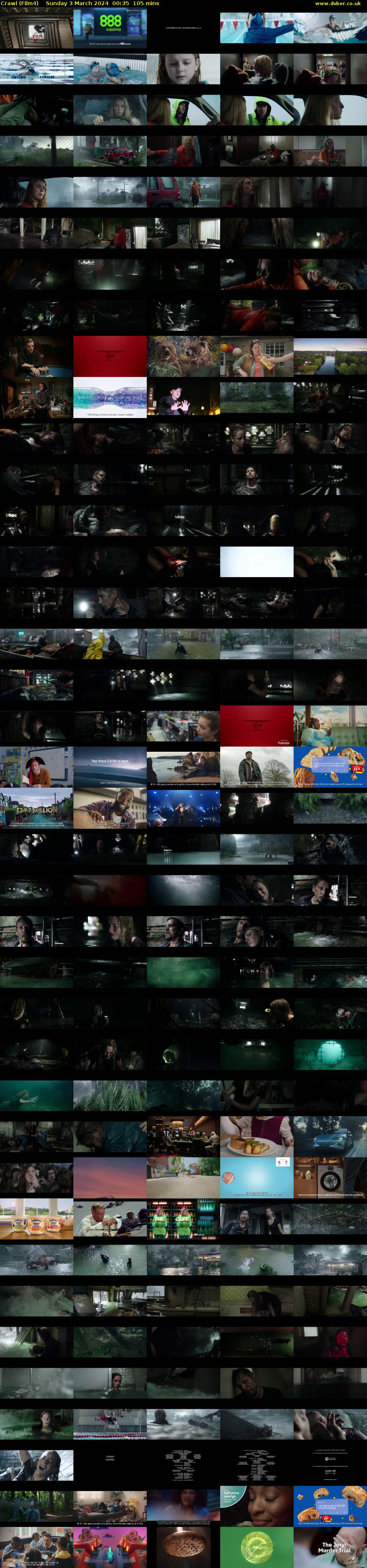 Crawl (Film4) Sunday 3 March 2024 00:35 - 02:20