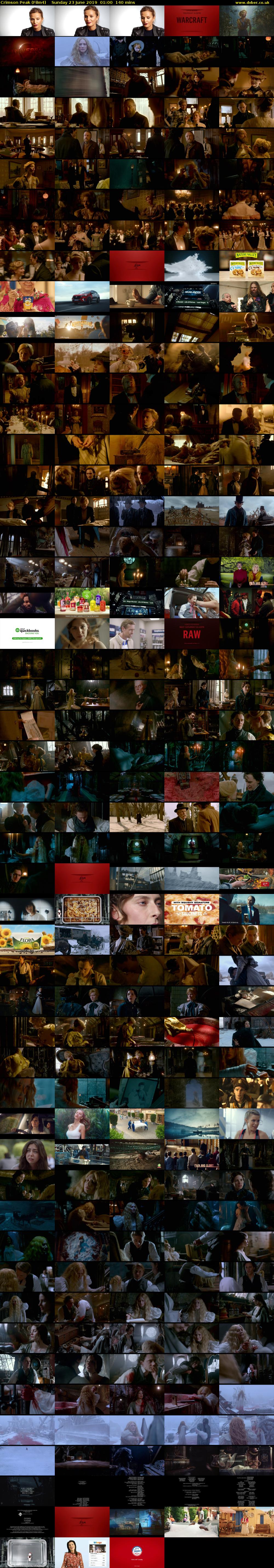 Crimson Peak (Film4) Sunday 23 June 2019 01:00 - 03:20
