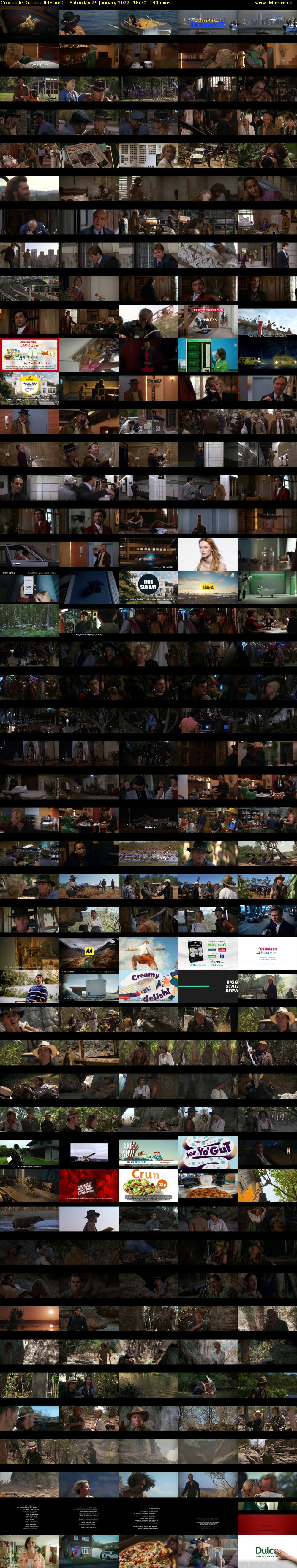 Crocodile Dundee II (Film4) Saturday 29 January 2022 18:50 - 21:00