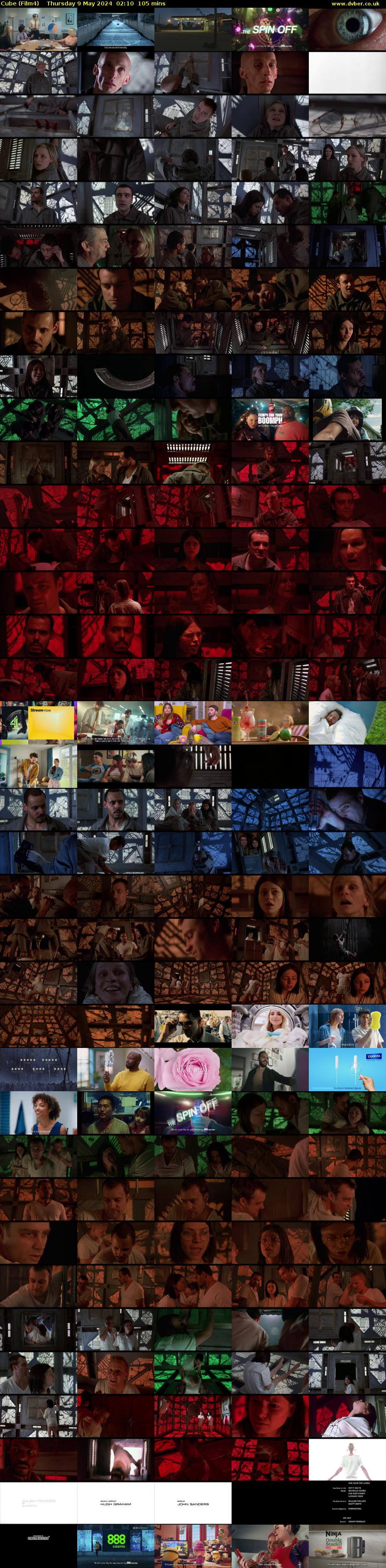 Cube (Film4) Thursday 9 May 2024 02:10 - 03:55