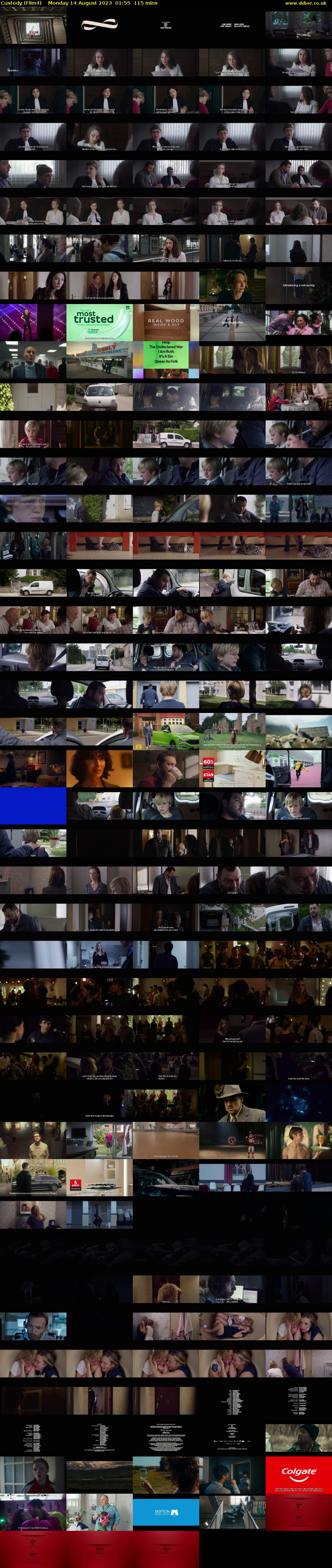 Custody (Film4) Monday 14 August 2023 01:55 - 03:50