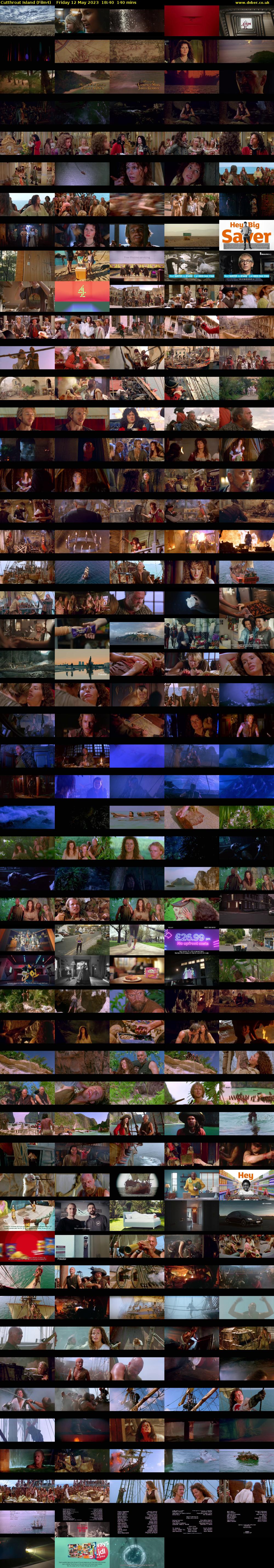 Cutthroat Island (Film4) Friday 12 May 2023 18:40 - 21:00