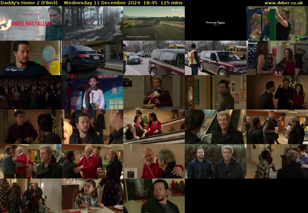 Daddy's Home 2 (Film4) Wednesday 11 December 2024 18:45 - 20:50