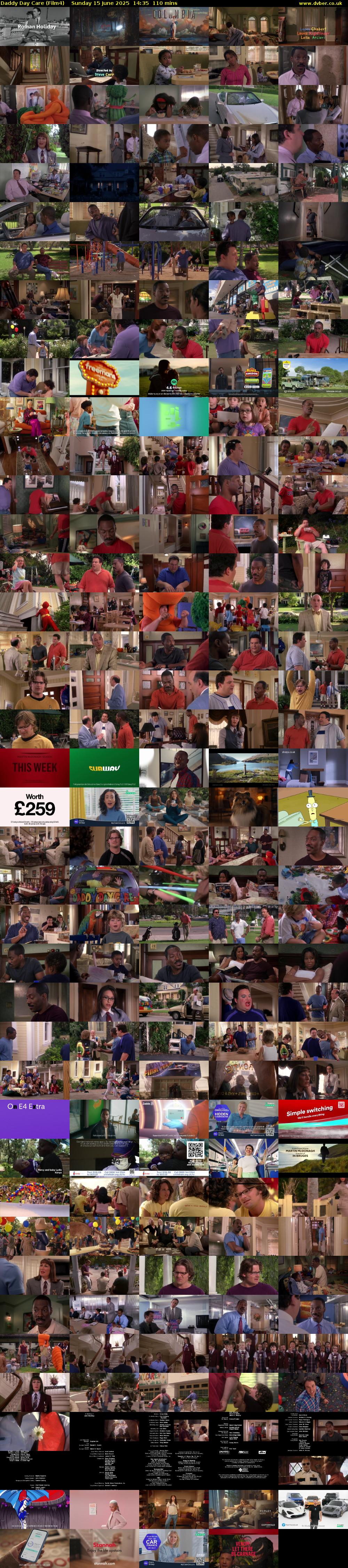 Daddy Day Care (Film4) Sunday 15 June 2025 14:35 - 16:25
