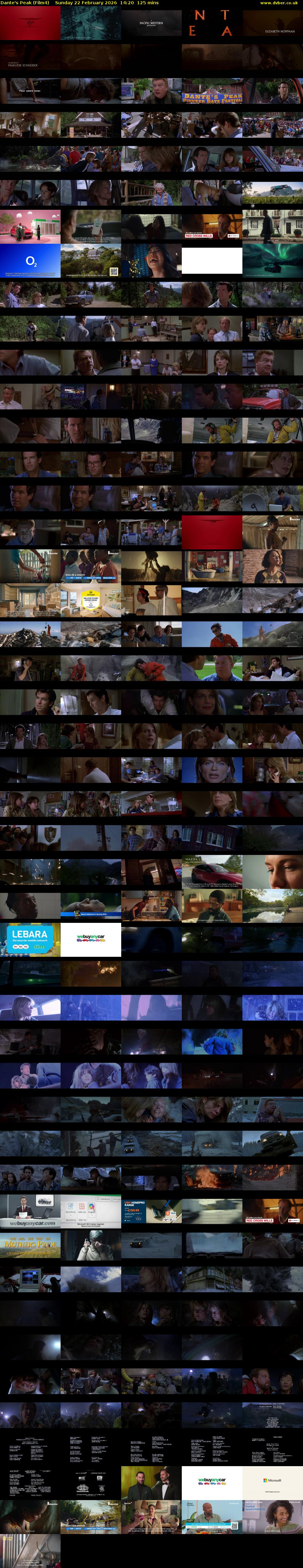 Dante's Peak (Film4) Sunday 22 February 2026 14:20 - 16:25